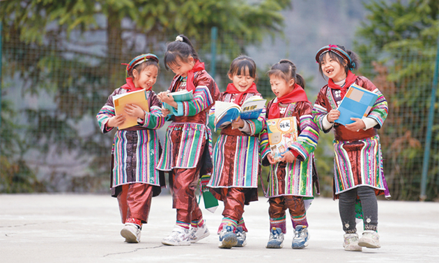 “促进各民族像石榴籽一样紧紧抱在一起”